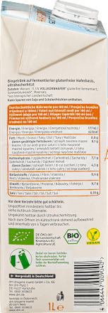 Pflanzendrink, Haferdrink glutenfrei dmBio
