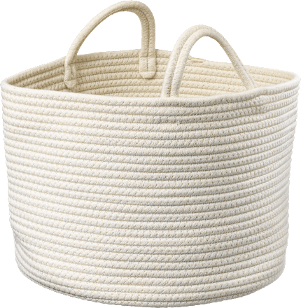Korb gewebt, groß (35x35x28cm) Dekorieren & Einrichten