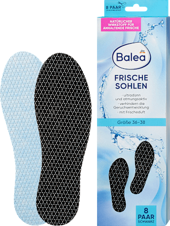 Frische Einlegesohle Gr. 36-38 Balea