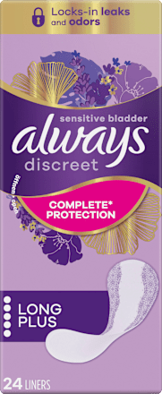 discreet Slipeinlagen Inkontinenz Long Plus always