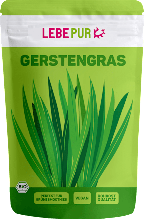 Superfood Pulver Bio Pflanzenpulver Gerstengras Lebepur