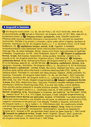 Tamponi z aplikatorjem Normal Jessa
