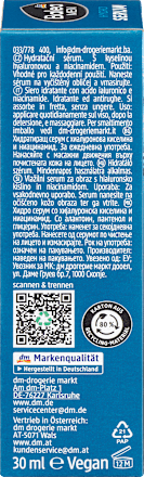 hydratační pleťové sérum Hydro Balea MEN