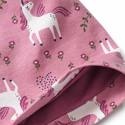 Mütze mit Einhorn-Muster, rosa, Gr. 54/55 ALANA