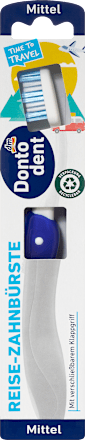 Четка за зъби Medium, за пътуване, различни цветове/мотиви Dontodent