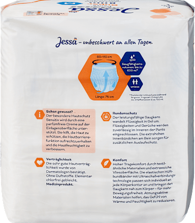 Hygiene-Pants Größe M Super Jessa DISKRET