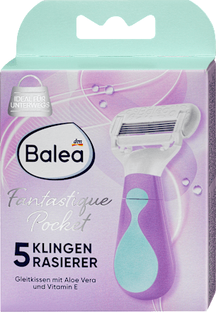 Rasierer Fantastique Pocket 5 Klingen Balea