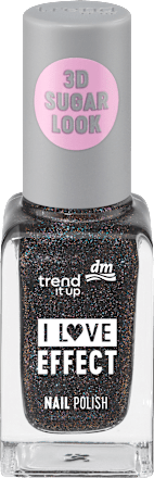 Nagellack Effect 040 Black Glitter trend !t up