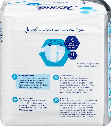 Inkontinencia pelenka, M-es méret, súlyos inkontinencia esetére Jessa DISKRET