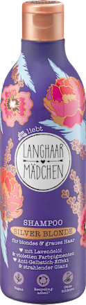Shampoo Silver Blonde Langhaarmädchen