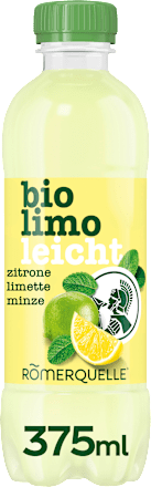 Erfrischungsgetränk Bio Limo Leicht Zitrone-Limette-Minze Römerquelle