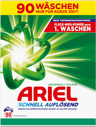Vollwaschmittel Universal + Pulver  ARIEL