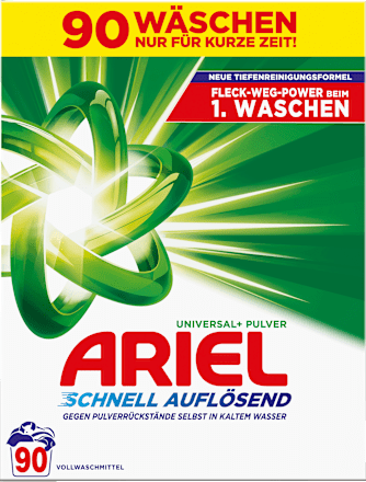 Vollwaschmittel Universal + Pulver  ARIEL