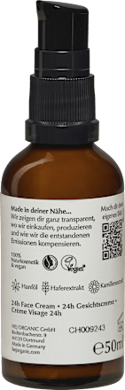 Krema za obraz Sensitive 24h hej ORGANIC