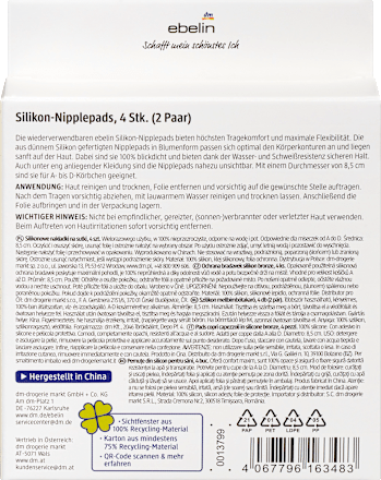 Nippelcover Silikon Pads Sheer Elegance Bronze (2 Paar) ebelin