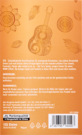 Kristalčki za obraz Festival Vibes 010 trend !t up