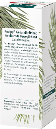 Gesundheitsbad Wohltuende Beweglichkeit Kneipp