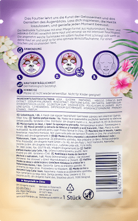 Maschera viso in tessuto Lazy Cutie Balea