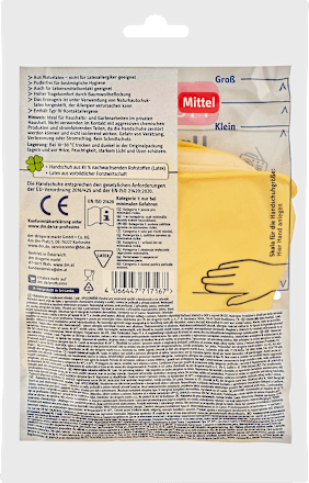 Večnamenske rokavice iz naravnega lateksa (1 par), srednje Profissimo