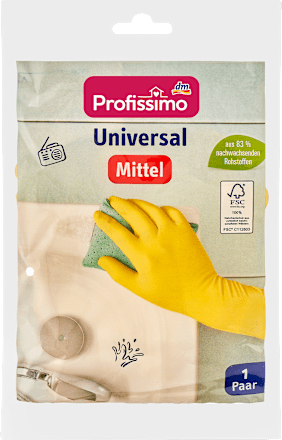 Haushaltshandschuhe Universal, Gr. M (1 Paar) Profissimo