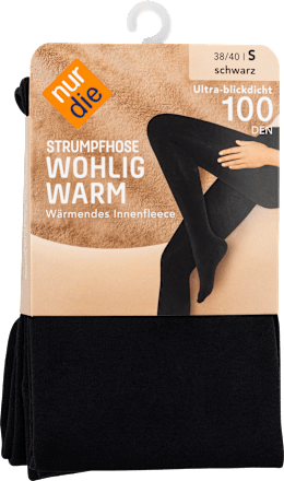 Strumpfhose Wohlig Warm 100 DEN, Größe 38/40 nur die
