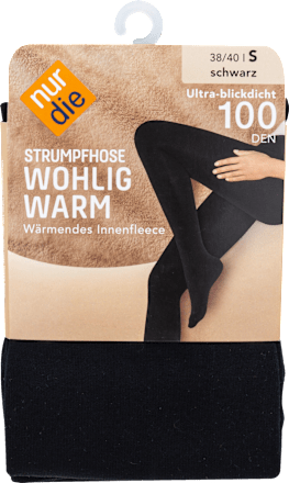 Strumpfhose Wohlig Warm, 100 DEN, Größe 38/40 (S) nur die
