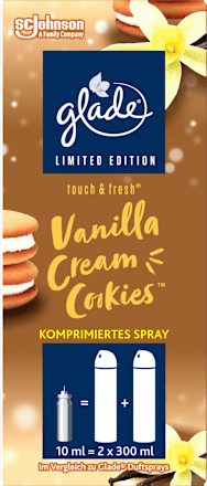 Duftspray Mini touch & fresh Nachfüller Vanilla Cream Cookies glade