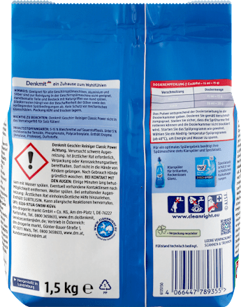 prášek do myčky nádobí Classic Denkmit