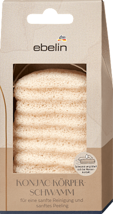 Körperschwamm Konjac Beauty Eve Routine  ebelin