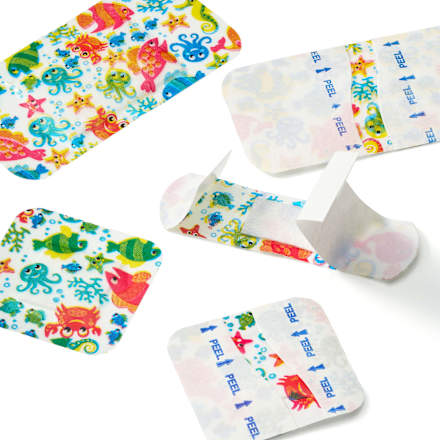 Aqua-Pflasterstrips für Kinder Mivolis
