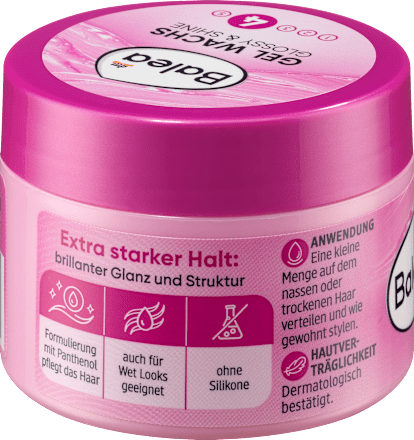 stylingový gelový vosk Glossy & Shine Balea