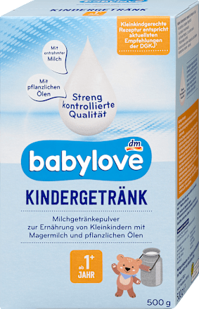 Mlečni napitek v prahu, za majhne otroke od dopolnjenega 1. leta babylove