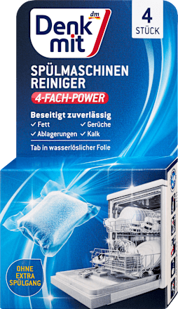 Spülmaschinen-Reiniger Caps Denkmit
