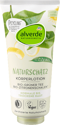 Körperlotion Naturschatz Grüner Tee alverde NATURKOSMETIK