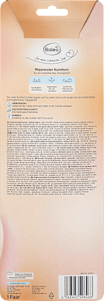 Einlegesohlen Leder, Gr. 38/39 (1 Paar) Balea