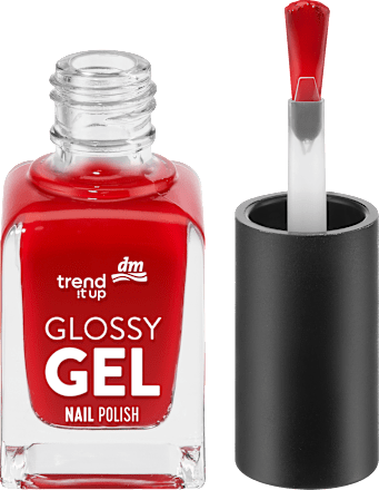Лак за нокти Glossy Gel, 130 Dark Red trend !t up