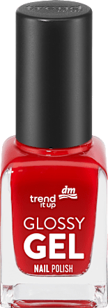 Лак за нокти Glossy Gel, 130 Dark Red trend !t up