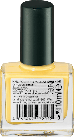 Lak za nohte Color & Care, 110 Yellow Sunshine alverde NATURKOSMETIK