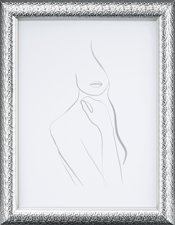 Bilderrahmen Salerno 15x20 cm, silber Paradies