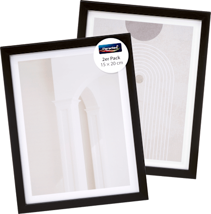 Bilderrahmen Virginia 15x20 cm schwarz  Paradies