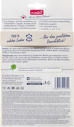 Reinigungstuch Echtes Fensterleder Profissimo