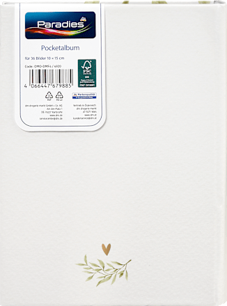 Fotoalbum Pocket 10x15 cm Lieblingsmomente Paradies