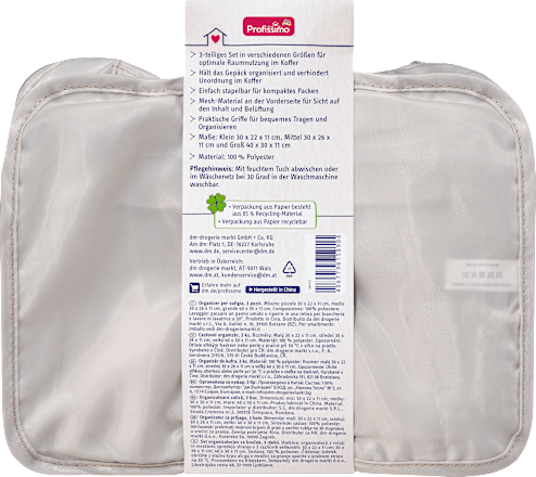 Set organizatorjev za kovček ON TOUR, 3-delni Profissimo