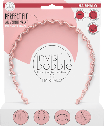 Hairhalo Pink Sparkle invisibobble