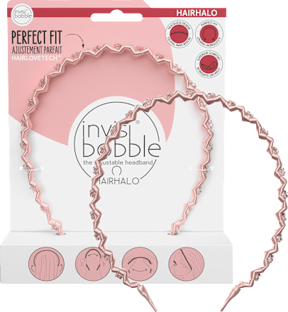 Hairhalo Pink Sparkle invisibobble
