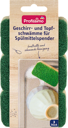 Geschirr- und Topfschwämme für Spülmittelspender Profissimo