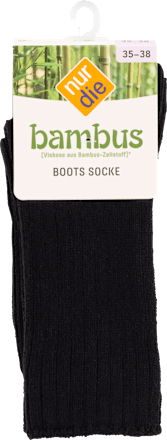 Boots Socke schwarz, Größe 35 - 38 (1 Paar) nur die