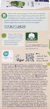 nature menstruační kalhotky pro silnou menstruaci L Jessa