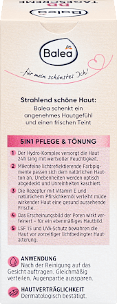 Cremă de zi 5in1 BB cu SPF15 medium Balea