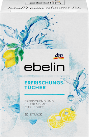 Erfrischungstücher Citrusduft ebelin